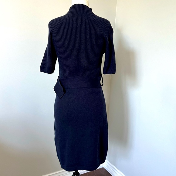 Tommy Hilfiger Sweater Dress with belt - Navy blue - Picture 2 of 5